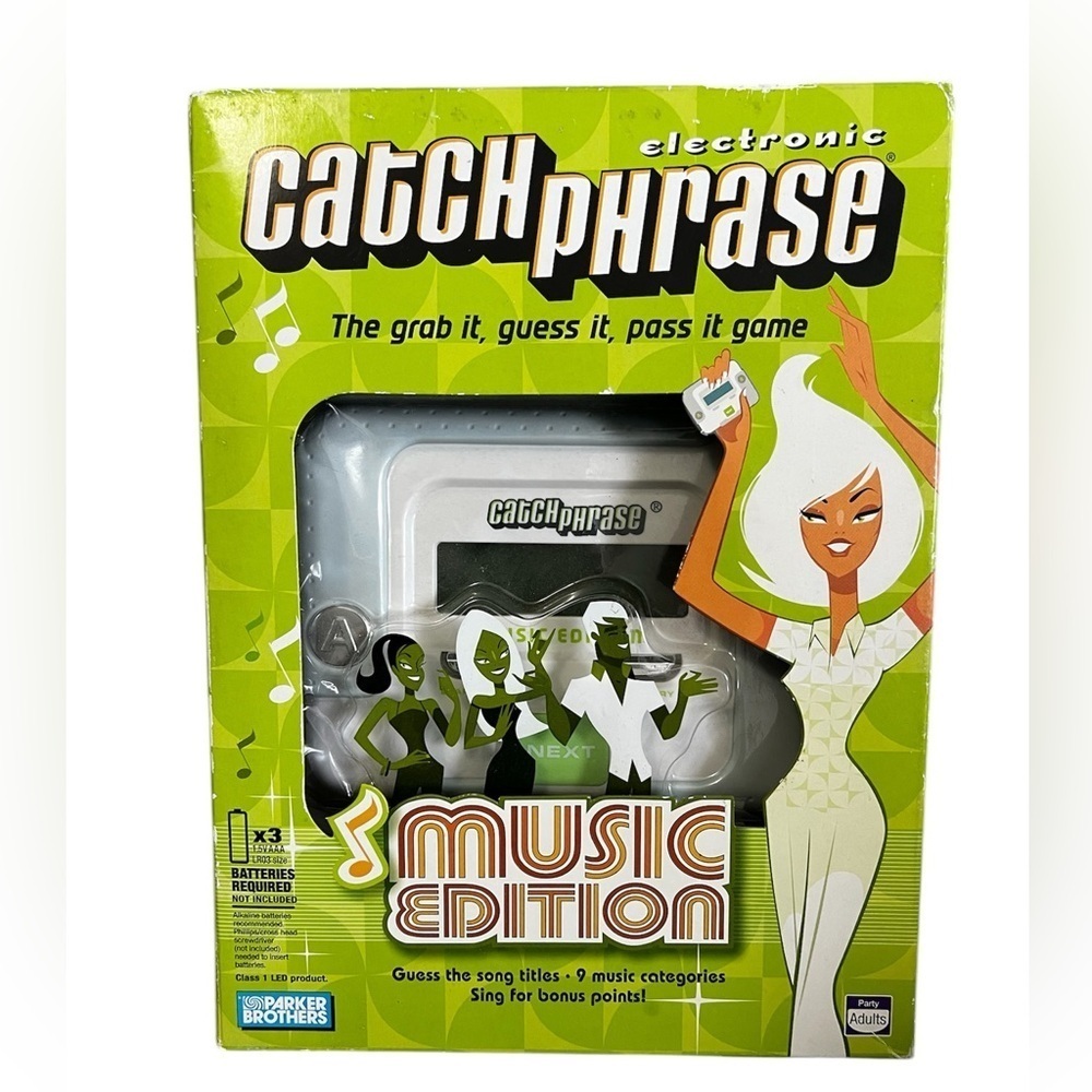 Catch Phrase Music Edition Parker Bros /Hasbro 2007 Handheld Electronic Game